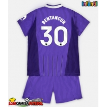 Camisa de Futebol Tottenham Hotspur Rodrigo Bentancur #30 Equipamento Alternativo Infantil 2026-27 Manga Curta (+ Calças curtas)
